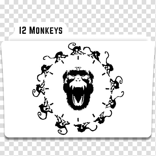 Monkeys Folder Icon, FolderTemplate transparent background PNG clipart