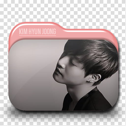 Kim Hyun Joong Folder Icon ,  transparent background PNG clipart