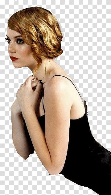 Emma Stone s, Taylor Swift wearing black dress transparent background PNG clipart