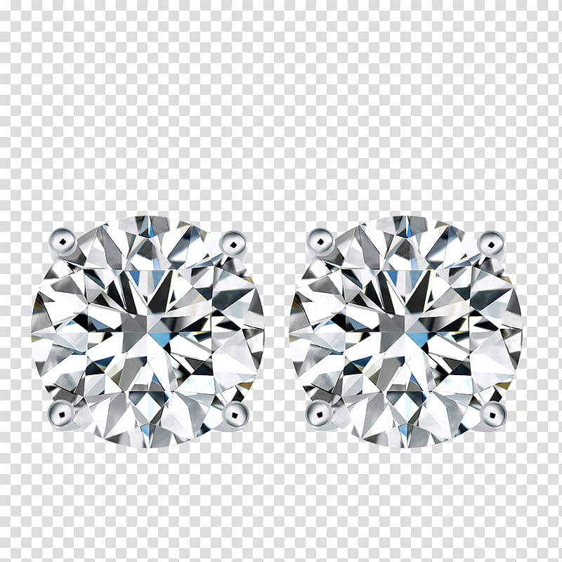 Silver, Earring, Diamond, Chow Tai Fook, Jewellery, Body Jewellery, World, Cargo transparent background PNG clipart