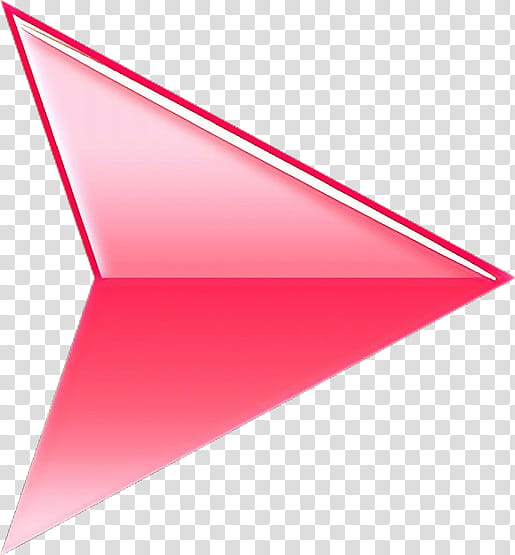 Arrow, Pink, Line, Triangle, Cone, Paper, Magenta transparent background PNG clipart