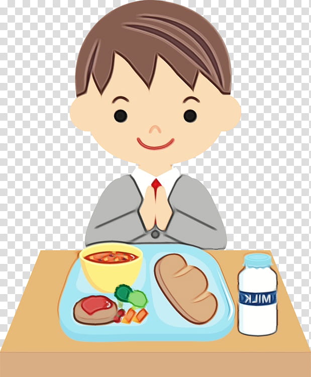 clipart eating lunch