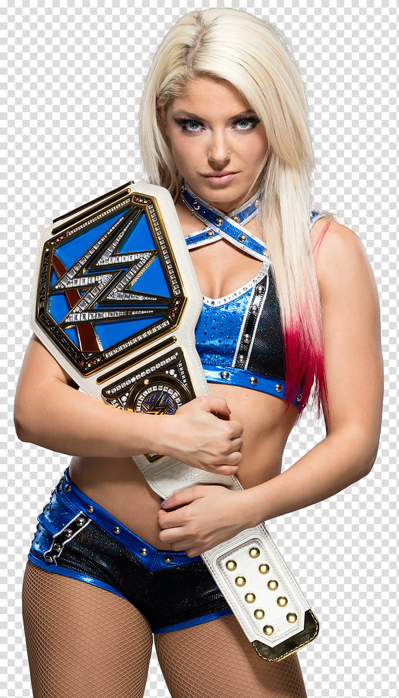 Alexa Bliss Smackdown Women Champion bls transparent background PNG clipart