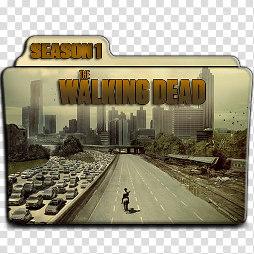 The Walking Dead folder icons S S, TWD S transparent background PNG clipart