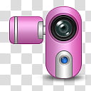 Girlz Love Icons , video-recorder, clear and gray camcorder transparent background PNG clipart