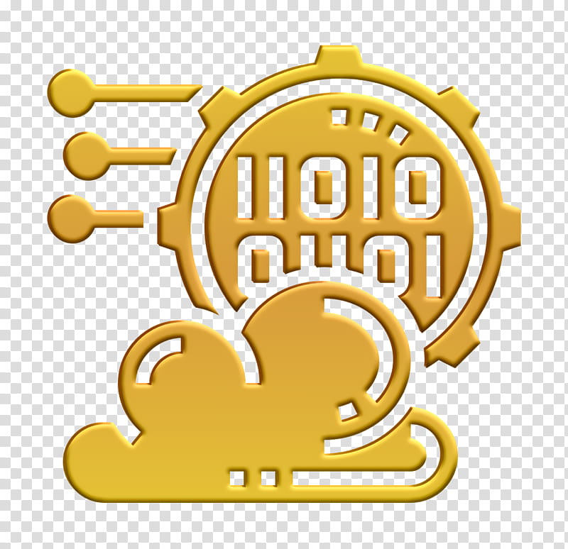 Cloud processing icon Programming icon Cyber Crime icon, Emblem, Symbol, Logo transparent background PNG clipart