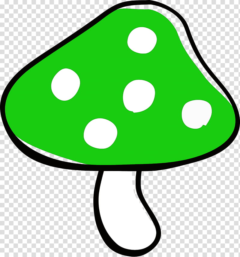 green line art mushroom, Cartoon Mushroom, Cute transparent background PNG clipart