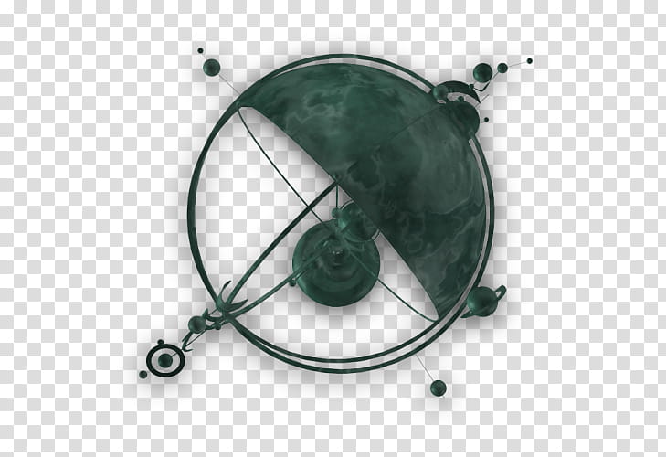 RPG Map Elements , green and black armillary sphere illustration transparent background PNG clipart