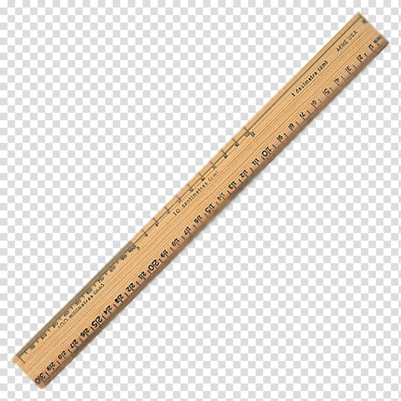 brown ruler transparent background PNG clipart