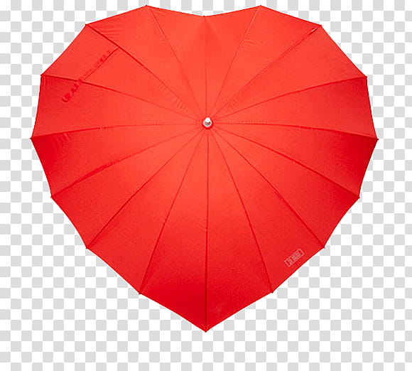 , heart-shaped orange umbrella transparent background PNG clipart