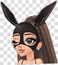 Arimoji part I elliexcutiepie, Ariana Grande Emoji transparent background PNG clipart