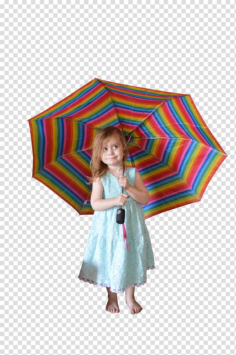 Little Girl, girl under umbrella transparent background PNG clipart