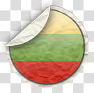 world flags, Lithuania icon transparent background PNG clipart