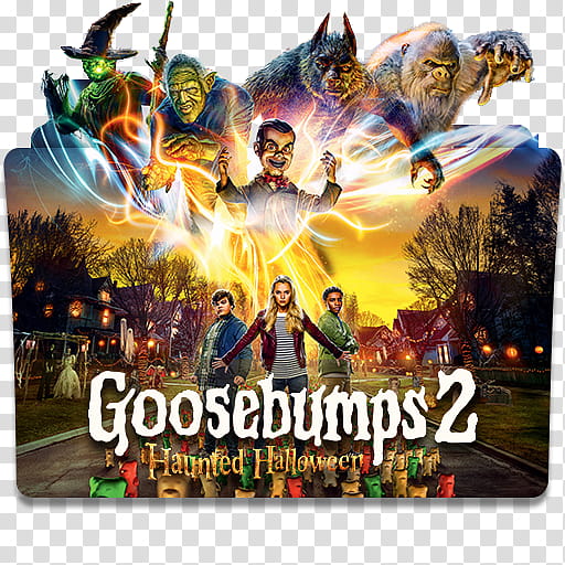 Random Hollywood Movies Folder Icon Collection , Goosebumps  transparent background PNG clipart