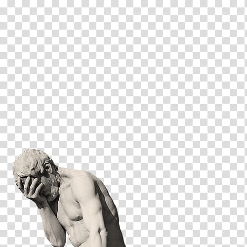 OO WATCHERS, man statue transparent background PNG clipart