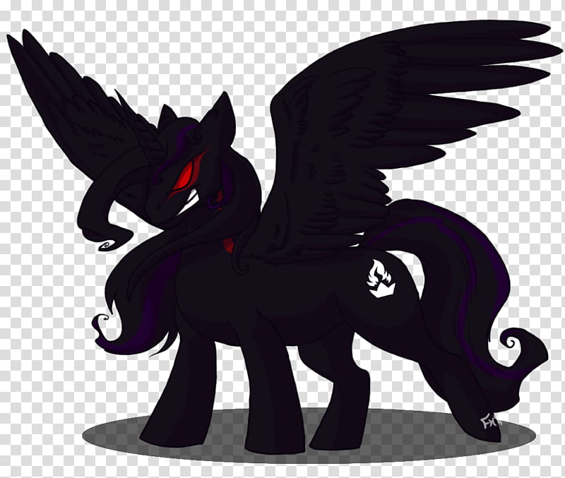The Black Stallion, black mythical creature transparent background PNG clipart