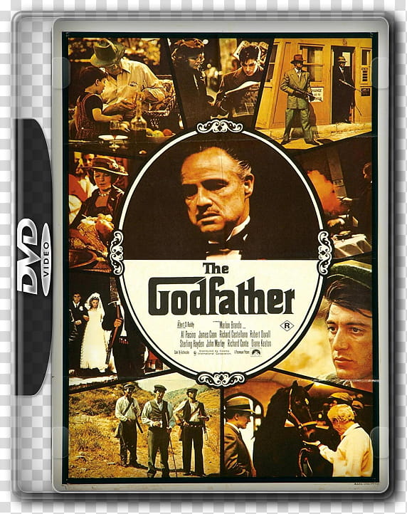 DVD Movie Case Icons, the-god-father transparent background PNG clipart