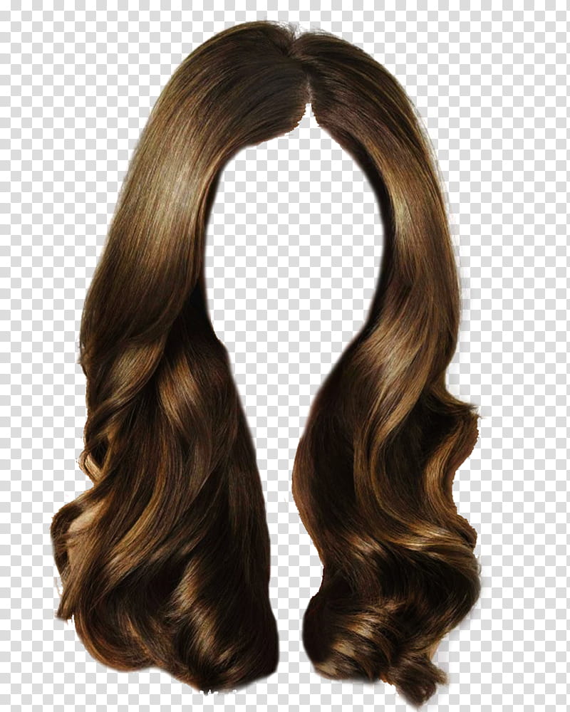 Hair , brown wig transparent background PNG clipart