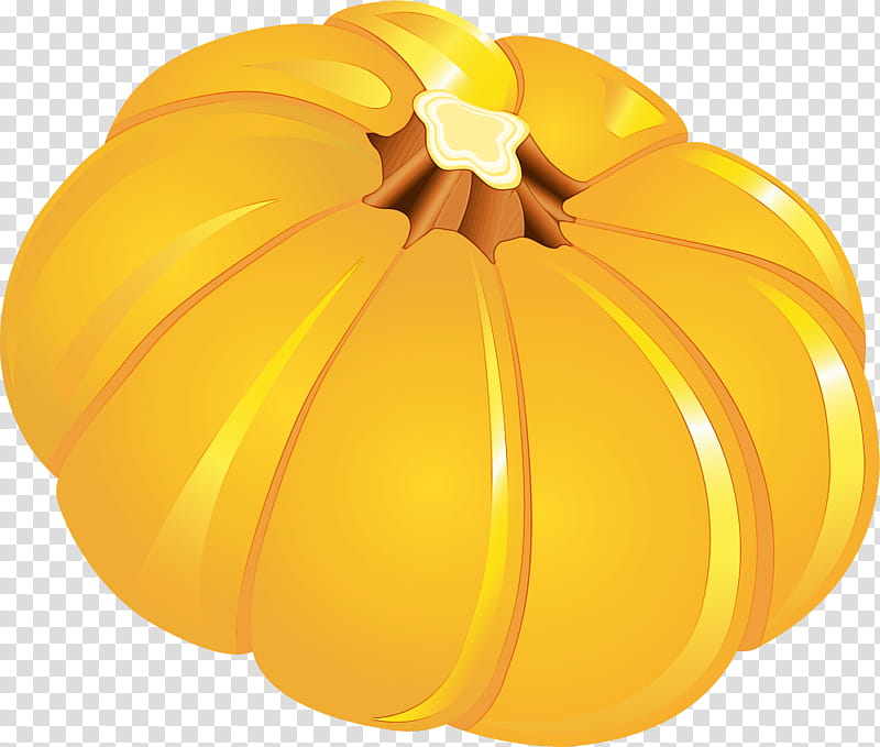 Pumpkin, Watercolor, Paint, Wet Ink, Calabaza, Yellow, Winter Squash, Cucurbita transparent background PNG clipart