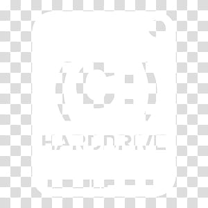 Light Dock Icons, harddrive c, white Hard Drive icon transparent background PNG clipart
