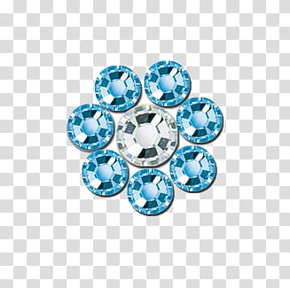 Bling , blue and silver heart pendant transparent background PNG clipart