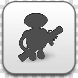 Albook extended , person holding bazooka illustration transparent background PNG clipart