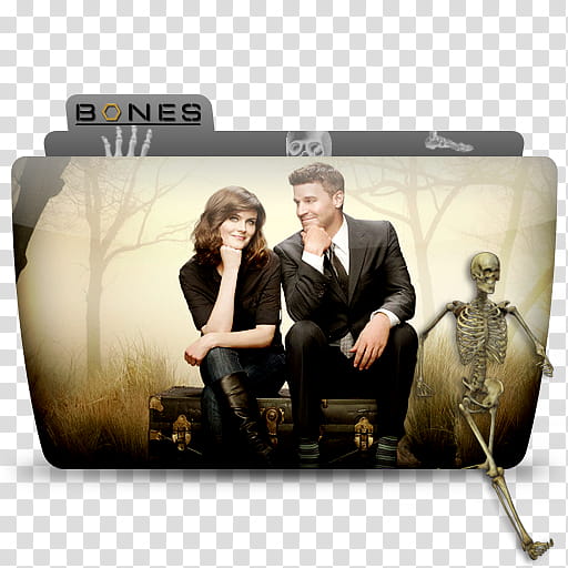 TV Folder Icons ColorFlow Set , Bones , Bones TV series folder transparent background PNG clipart