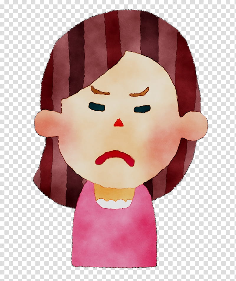 Woman Hair, Acne, Cartoon, Forehead, Sadness, Face, Cheek, Nose transparent background PNG clipart