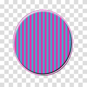 PINS, round pink and teal striped illustration transparent background PNG clipart