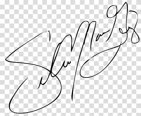 Firmas de famosos Famous signatures in, black signature transparent background PNG clipart