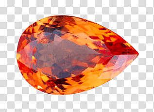 sushibird com houseki, orange pear gemstone transparent background PNG clipart