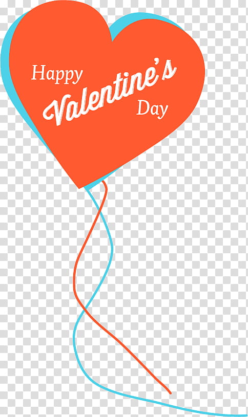 San Valentin, Happy Valentine's Day balloon transparent background PNG clipart