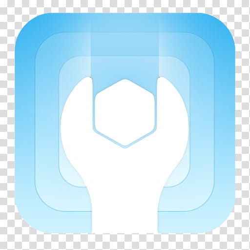 iOS  style flat icons, Flat_LiteIcon, blue and white tools icon transparent background PNG clipart