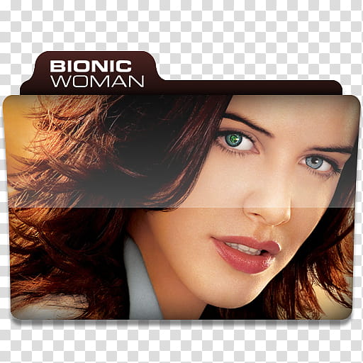 Windows TV Series Folders A B, Bionic Woman folder icon transparent background PNG clipart