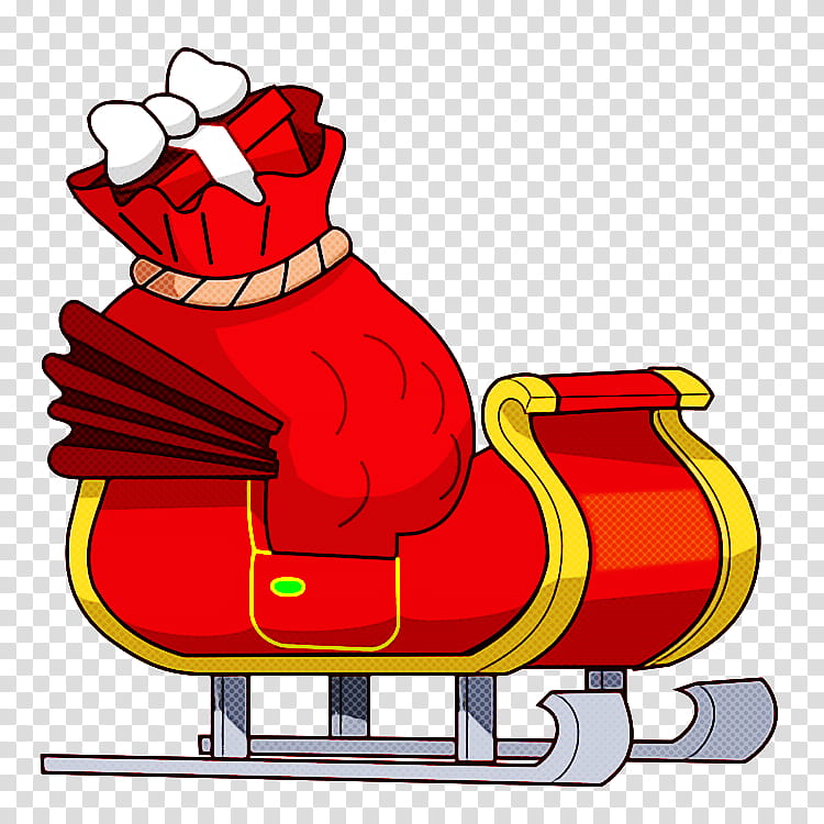 cartoon sled vehicle chair, Cartoon transparent background PNG clipart