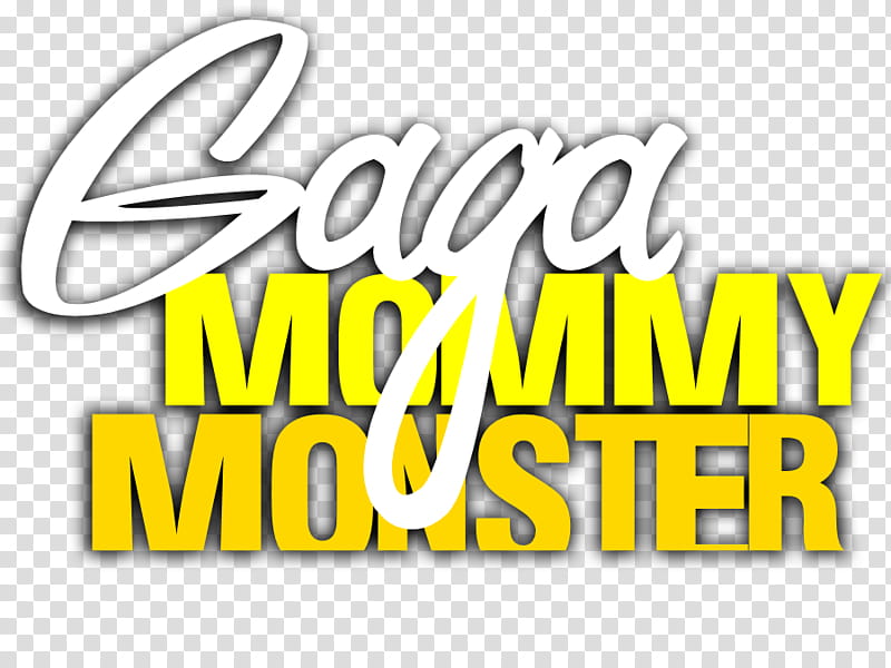 Gaga Mommy Monster Texto  transparent background PNG clipart