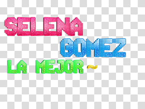 Texto Selena Gomez 3 transparent background PNG clipart thumbnail