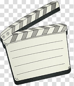 Movie, clapboard transparent background PNG clipart