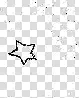 black star transparent background PNG clipart