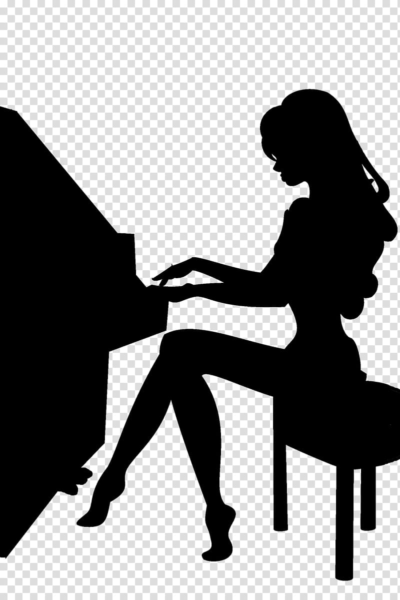 Reading, Piano, Silhouette, Pianist, Musical Keyboard, Player Piano, Grand Piano, Girl transparent background PNG clipart