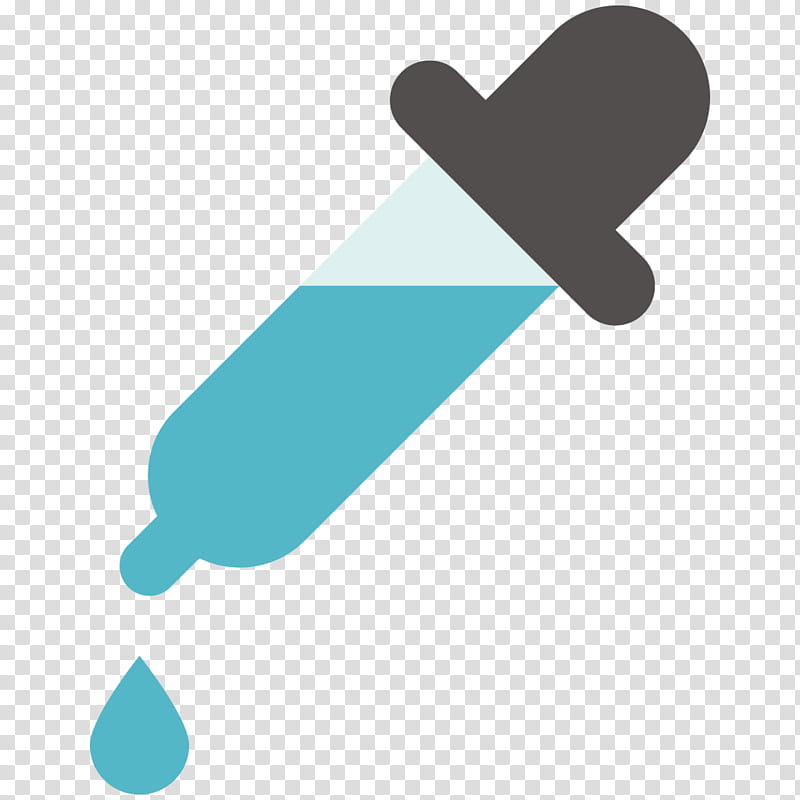 Pasteur Pipette Turquoise, Liquid, Comptegouttes, Big, Symbol, Logo transparent background PNG clipart