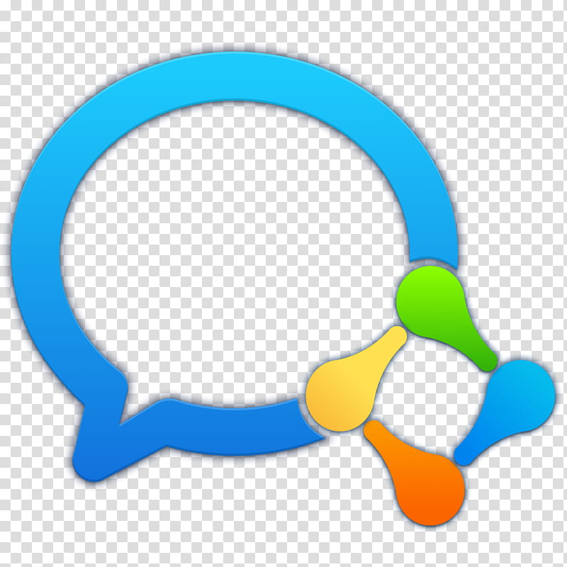 Blue Circle, Wechat, Tencent Qq, Client, Instant Messaging, MacOS, Computer Software, Apple transparent background PNG clipart