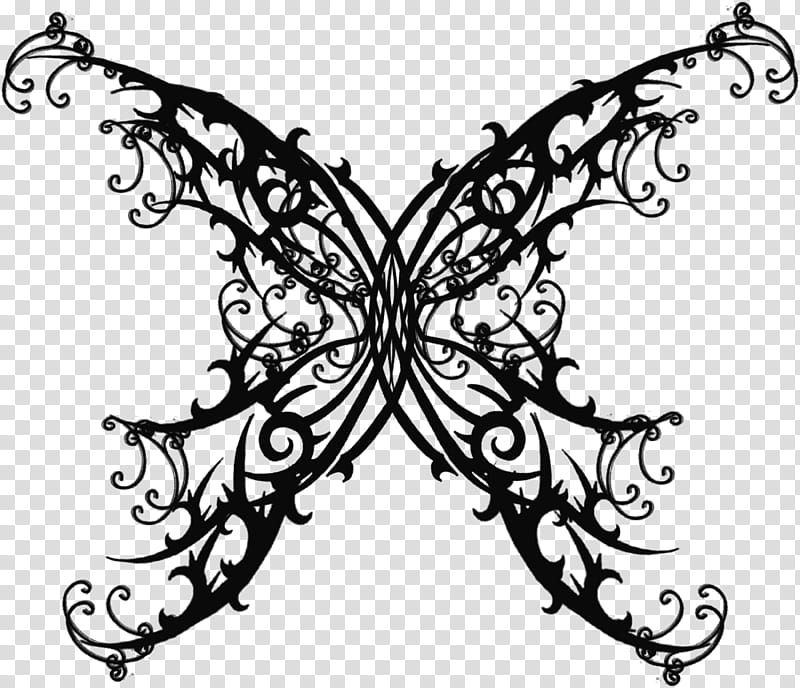 Butterfly Tattoo, Insect, Sleeve Tattoo, Blackandgray, Irezumi, Monarch Butterfly, Pupa, Moth transparent background PNG clipart