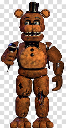 Golden Freddy Png - Fnaf 1 Golden Freddy Full Body, Transparent