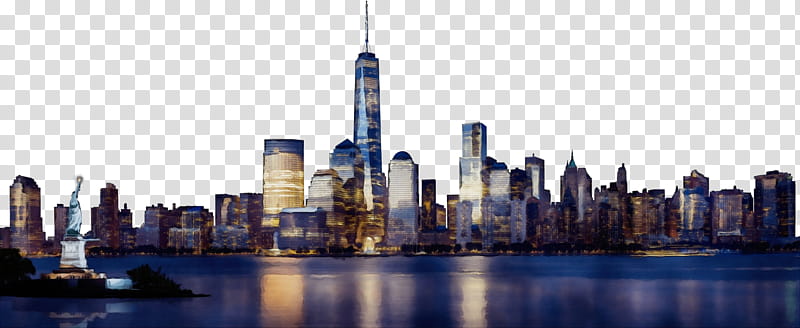 New York City, Watercolor, Paint, Wet Ink, Skyline, Cities Skylines, Architecture, Drawing transparent background PNG clipart