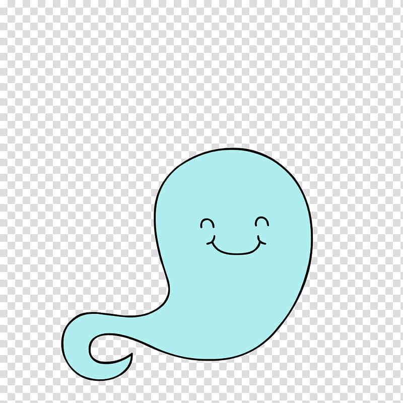 blue ghost emoji transparent background PNG clipart