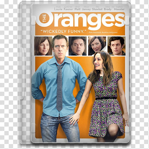 Movie Icon , The Oranges, The Oranges Wickedly Funny DVD case art transparent background PNG clipart