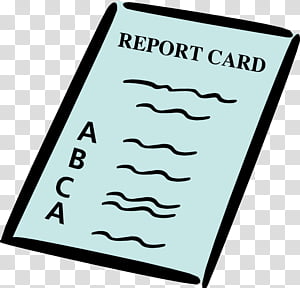 free clipart of bad report card