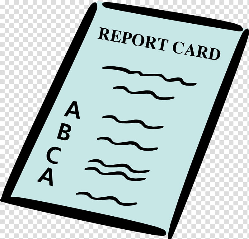 a+ report card clipart