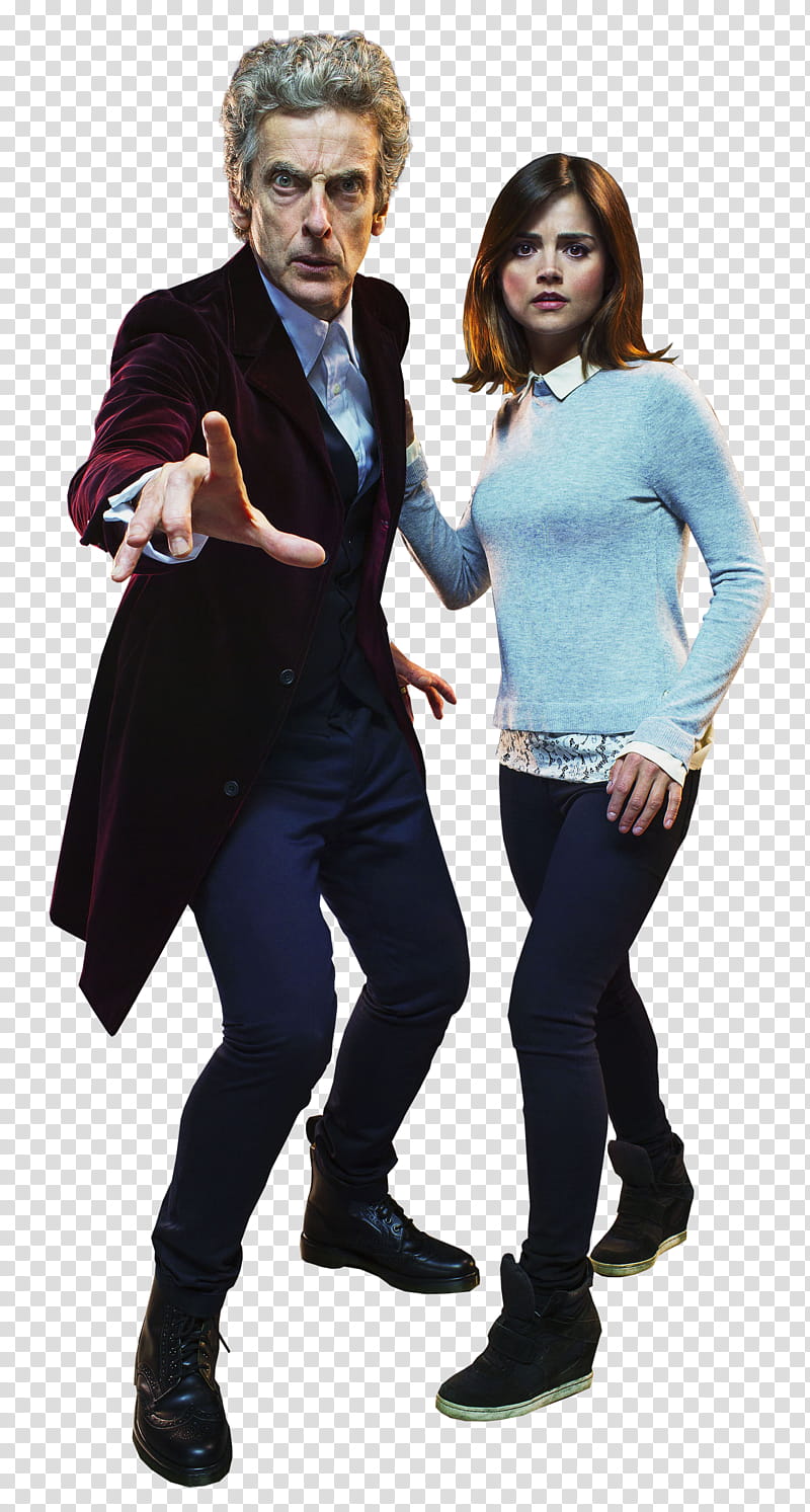 Doctor Who Season , man standing woman transparent background PNG clipart
